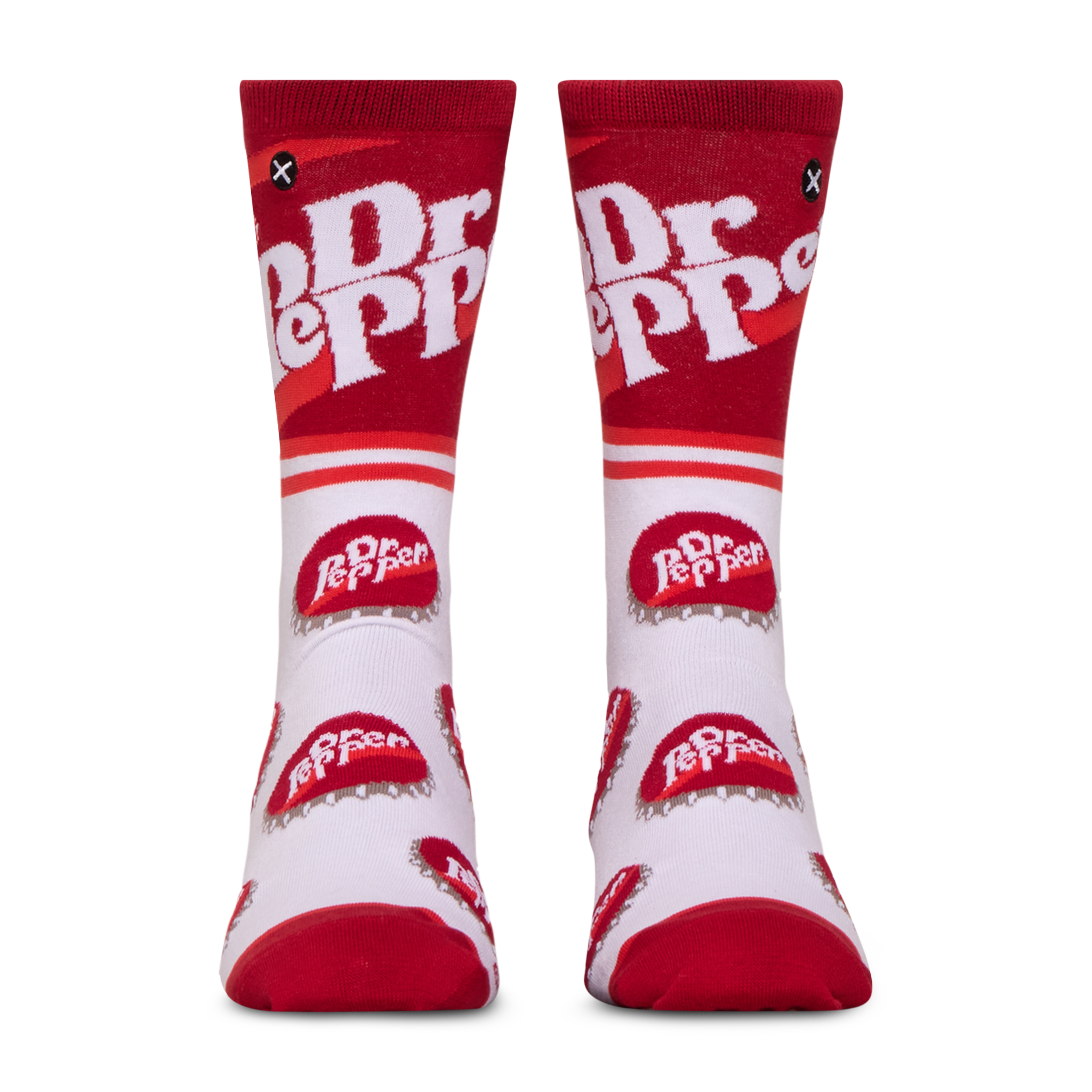 Dr Pepper Half Stripe Men's Crew Socks