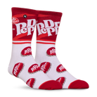 Dr Pepper Half Stripe Men's Crew Socks