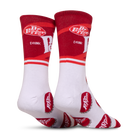 Dr Pepper Half Stripe Men's Crew Socks