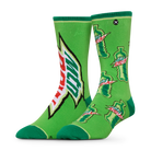 Mountain Dew Split Men's Crew Socks