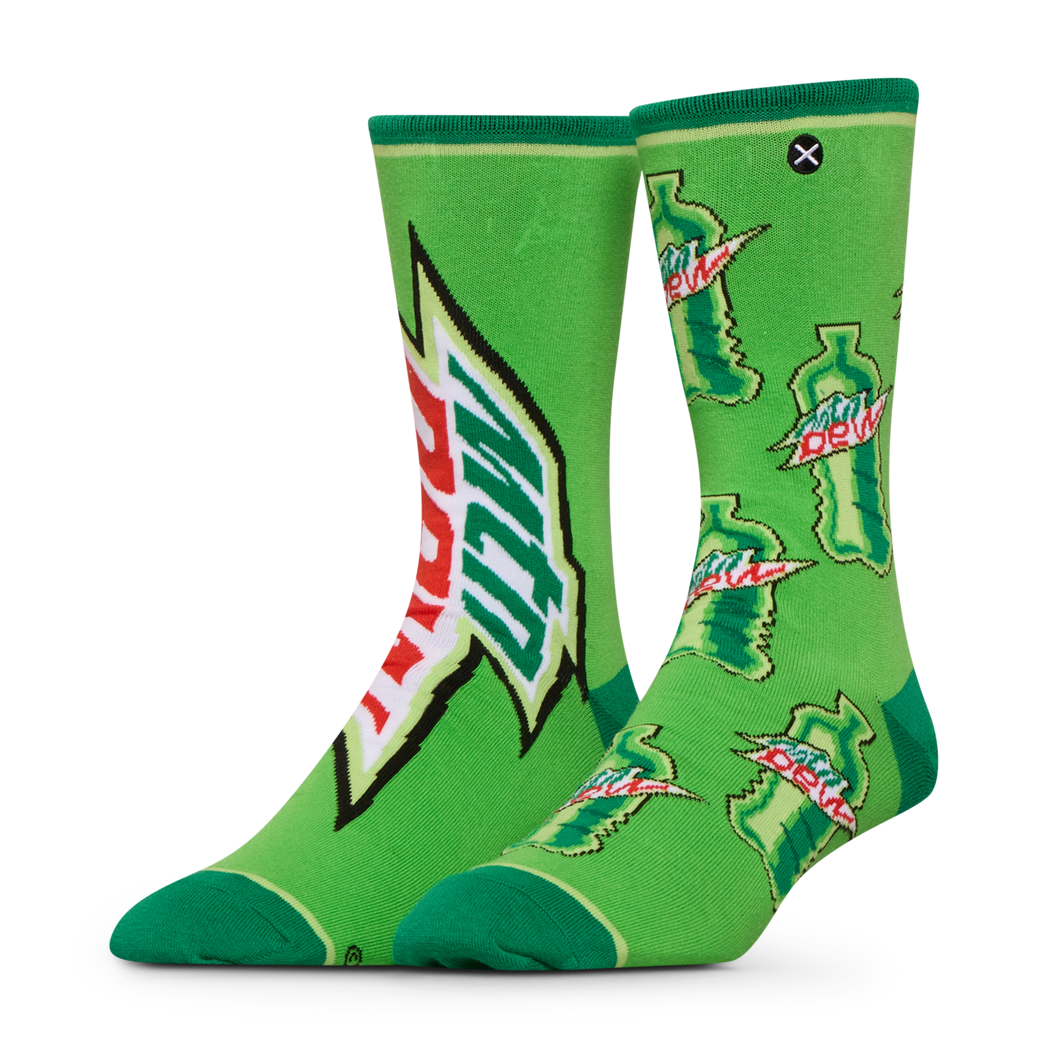 Mountain Dew Split Men's Crew Socks