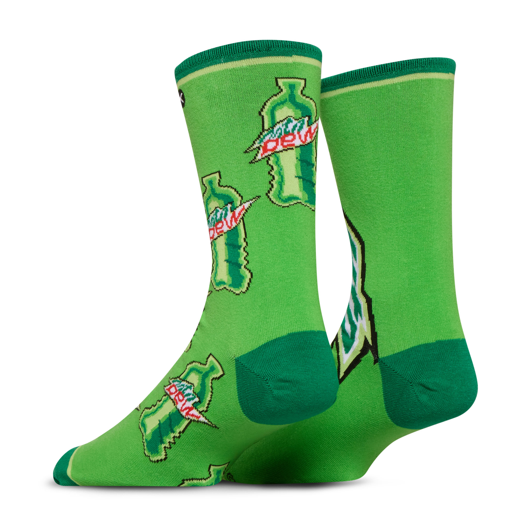Mountain Dew Split Men's Crew Socks
