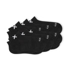 BASIX Big Kids Ankle Socks - Black 6-Pack