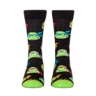 Retro Turtle Heads Men's Crew Socks