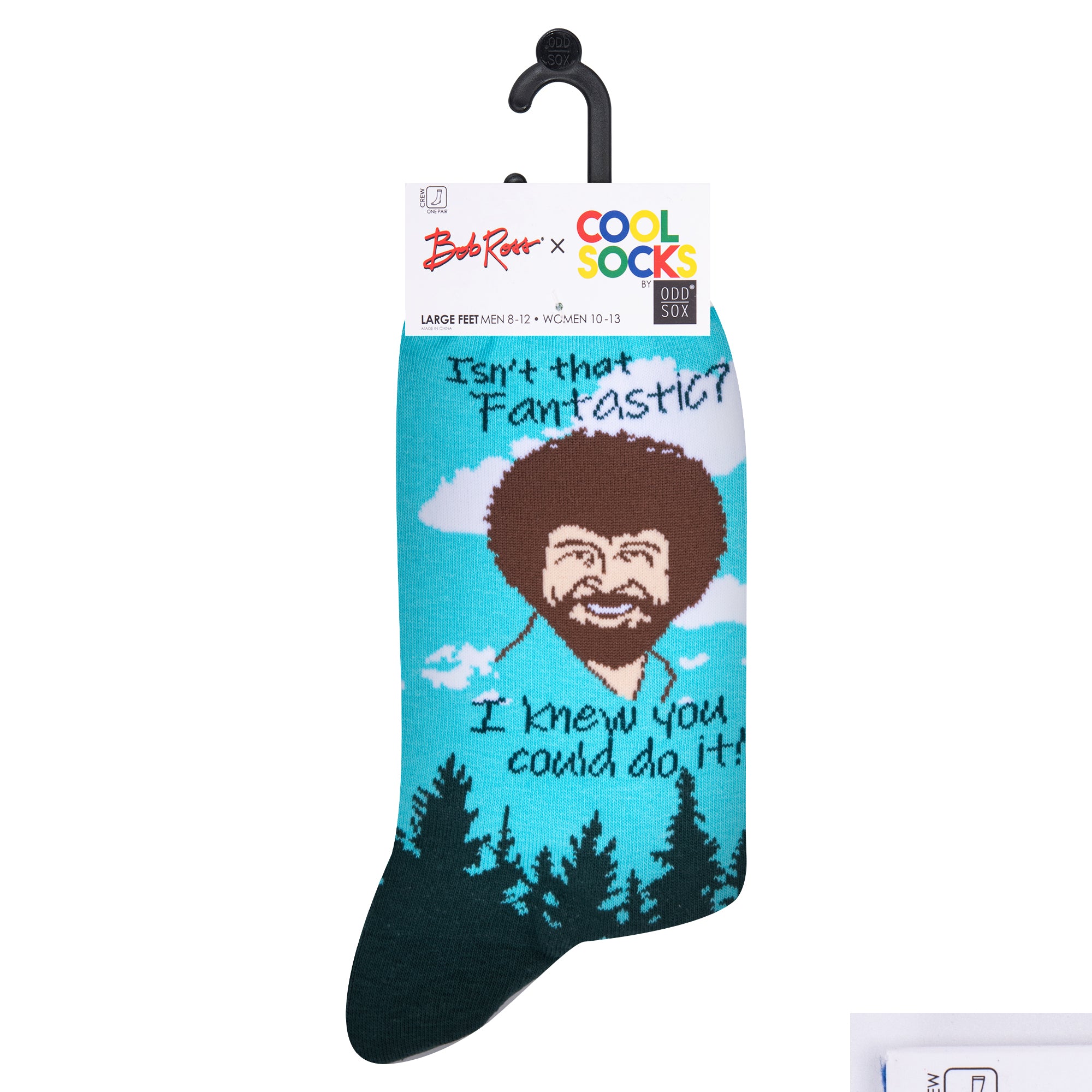 Bob Ross You Can Do it Men's Crew Socks