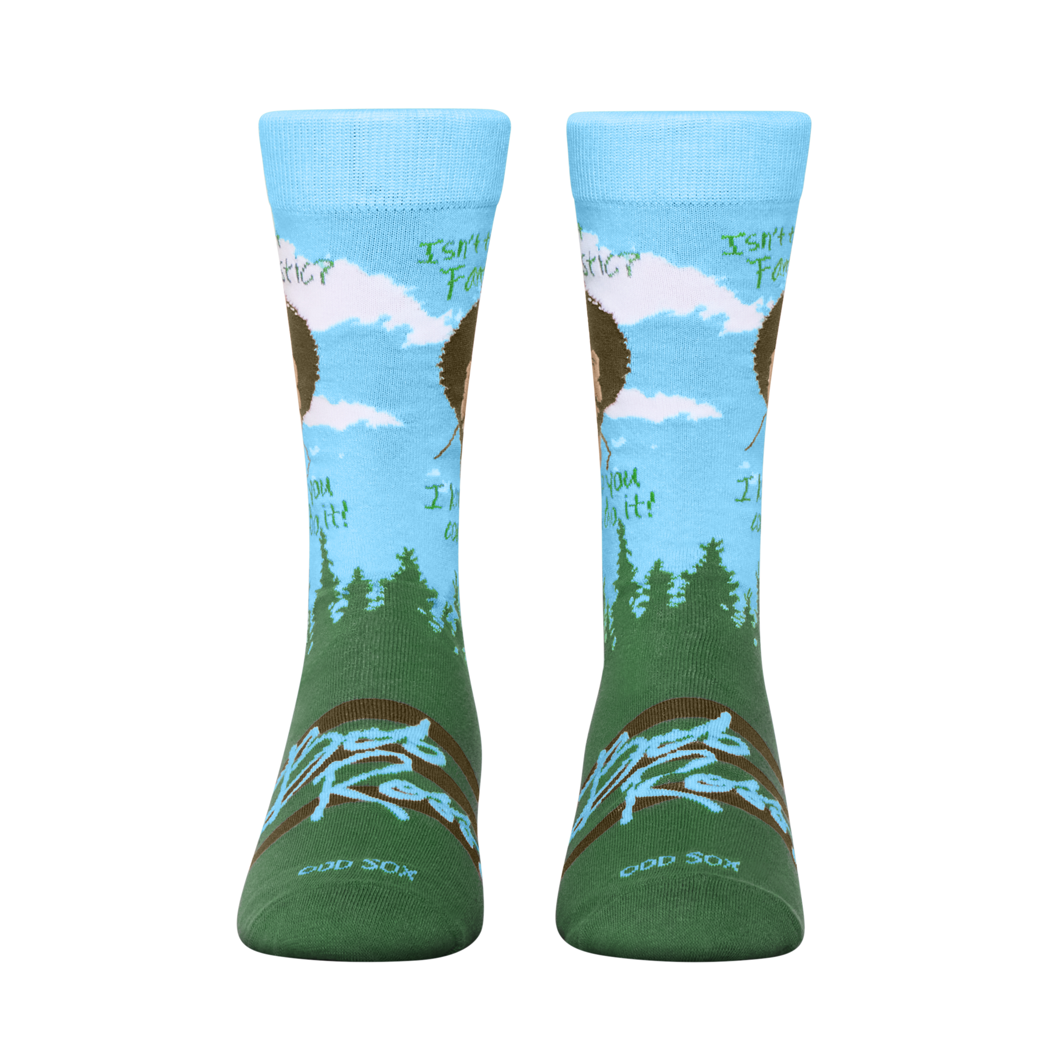 Bob Ross You Can Do it Men's Crew Socks