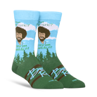 Bob Ross You Can Do it Men's Crew Socks
