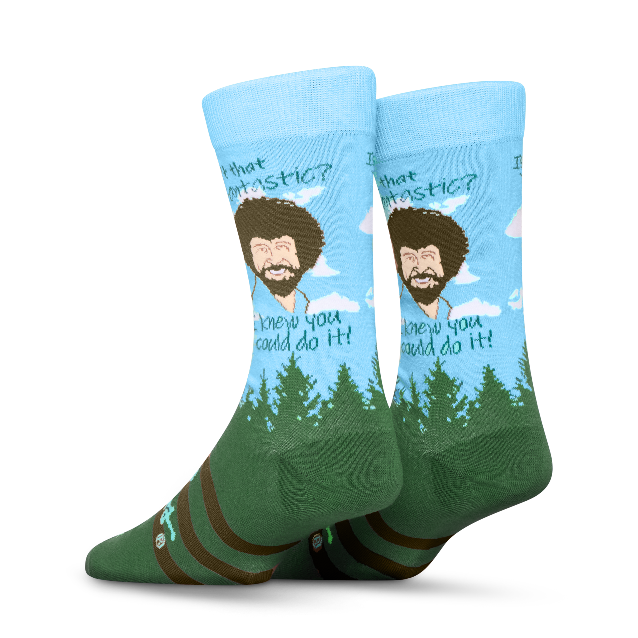 Bob Ross You Can Do it Men's Crew Socks
