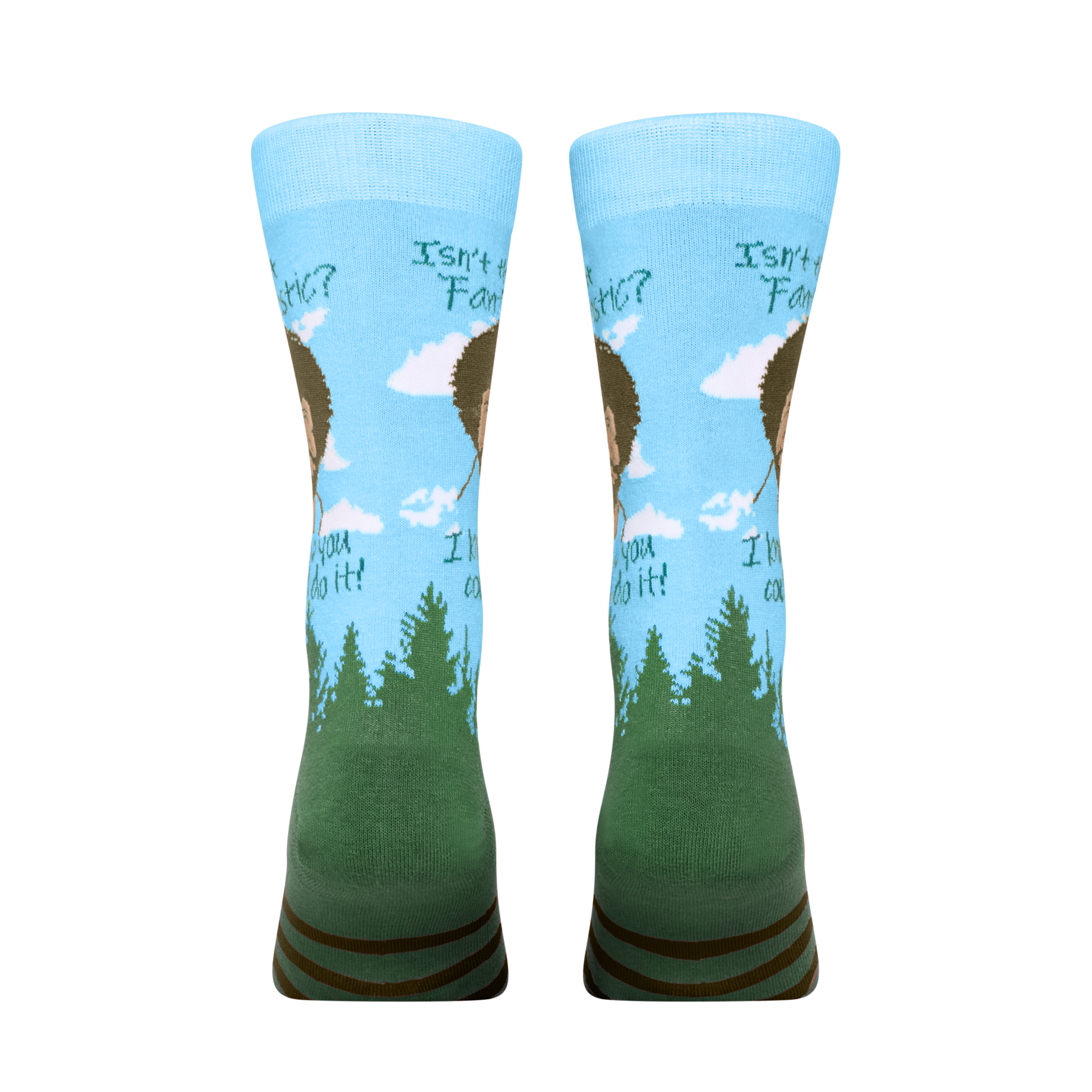 Bob Ross You Can Do it Men's Crew Socks