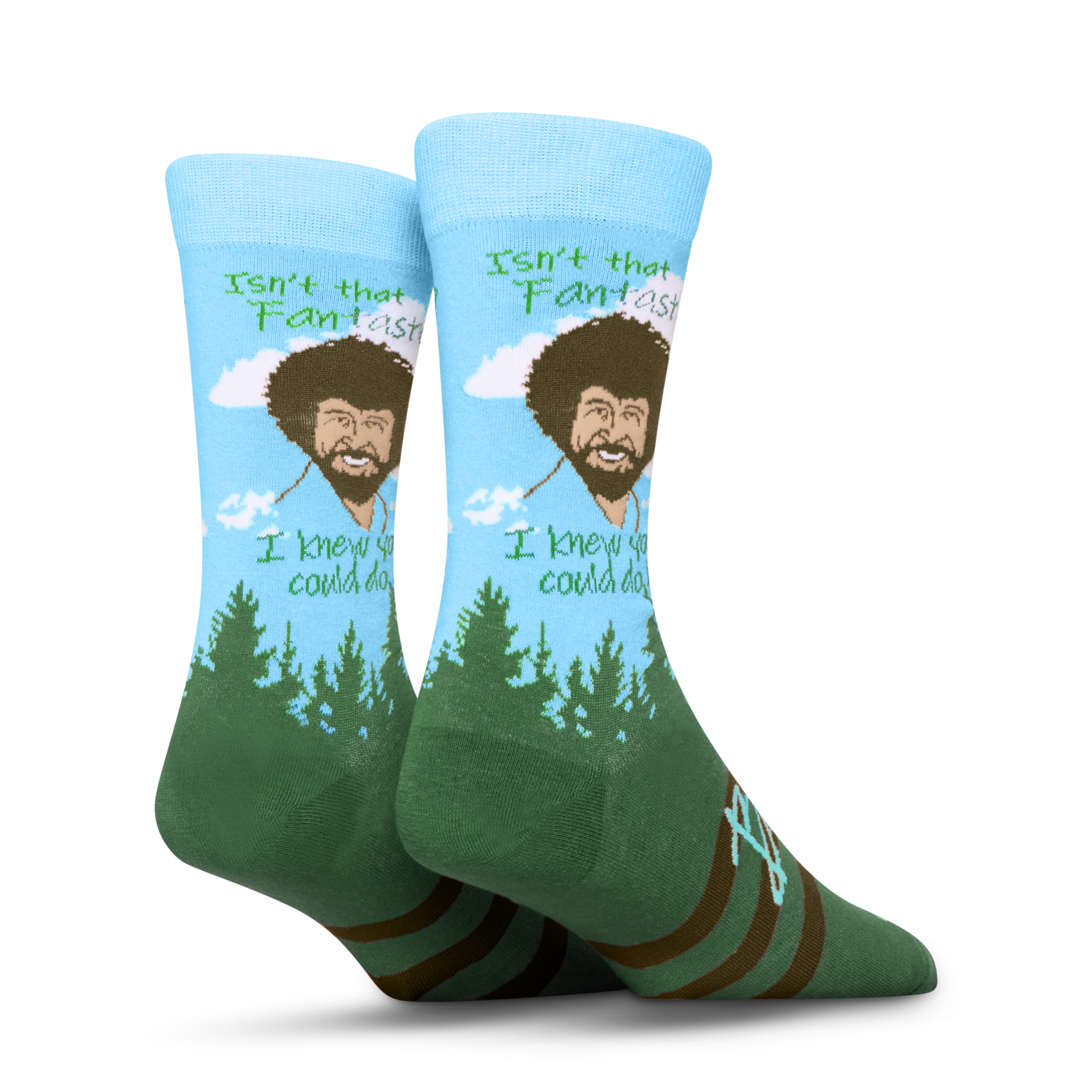 Bob Ross You Can Do it Men's Crew Socks