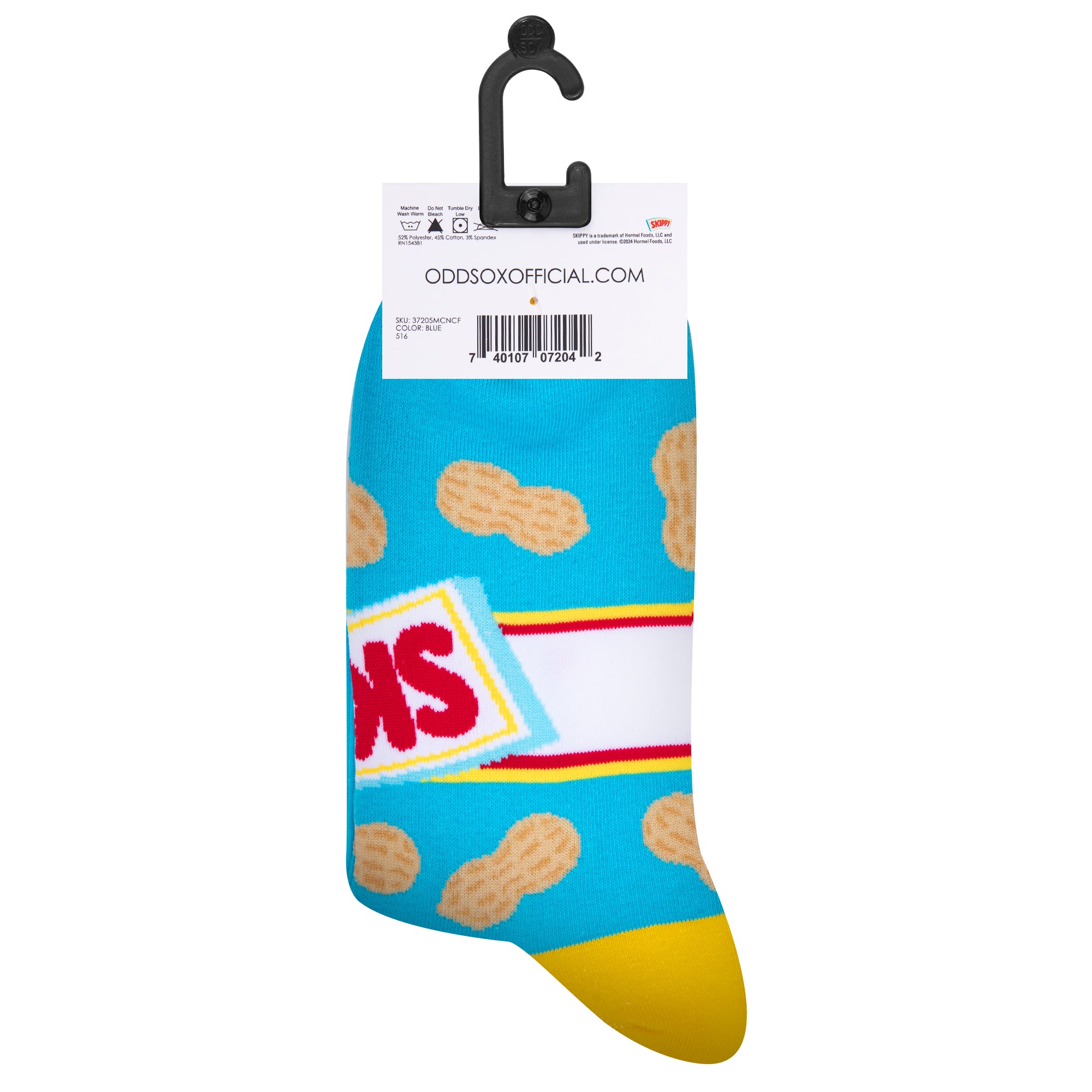 Skippy Creamy Men's Crew Socks