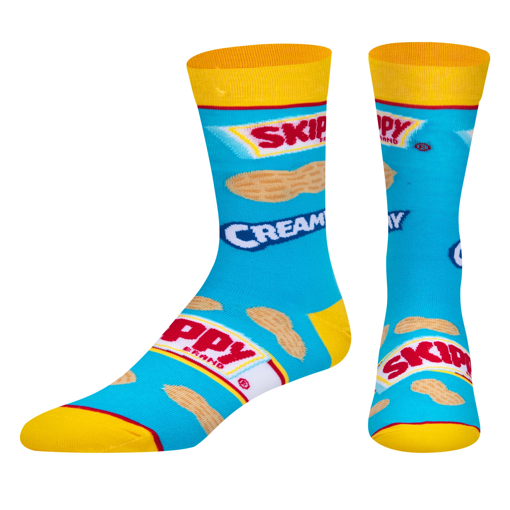 Skippy Creamy Men's Crew Socks | Odd Sox – ODD SOX