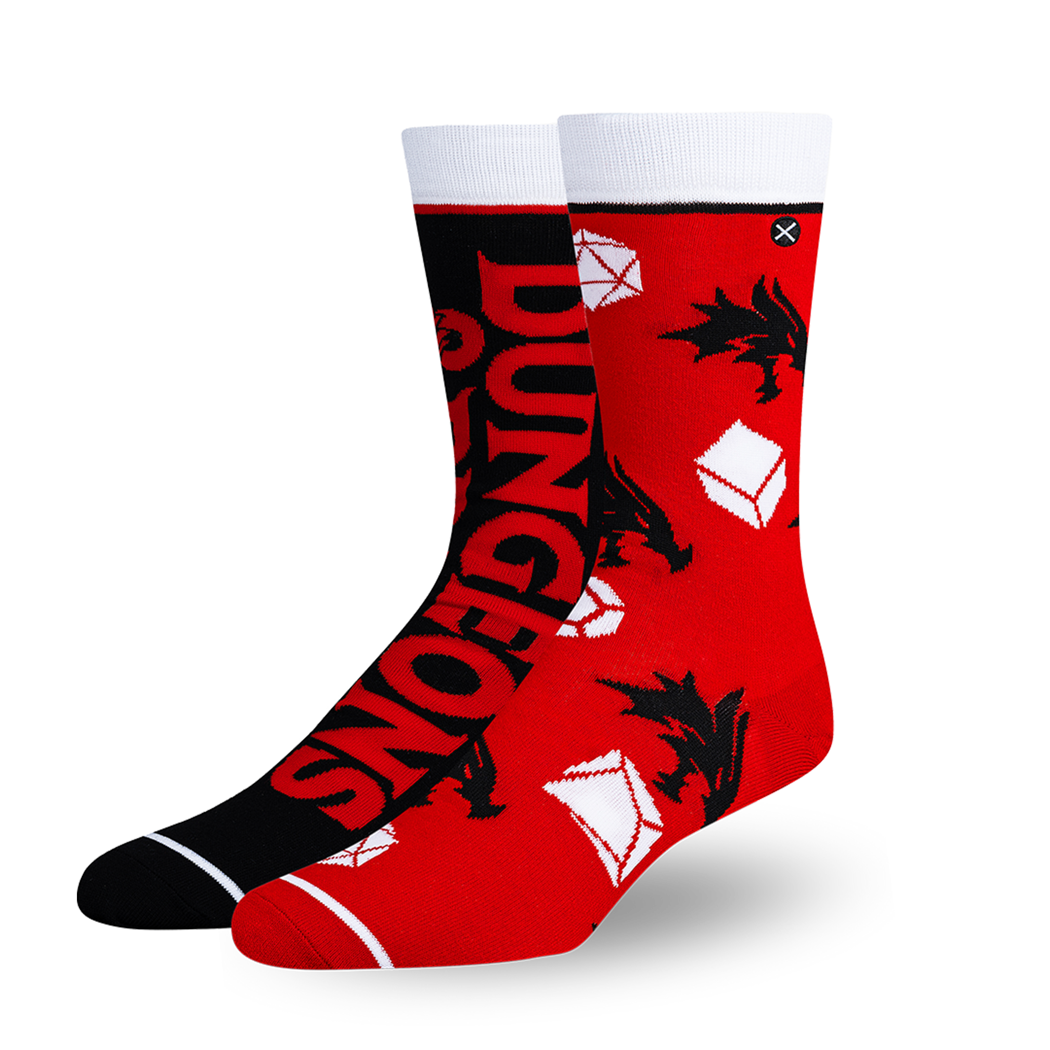 Dungeons & Dragons Split Men's Crew Socks