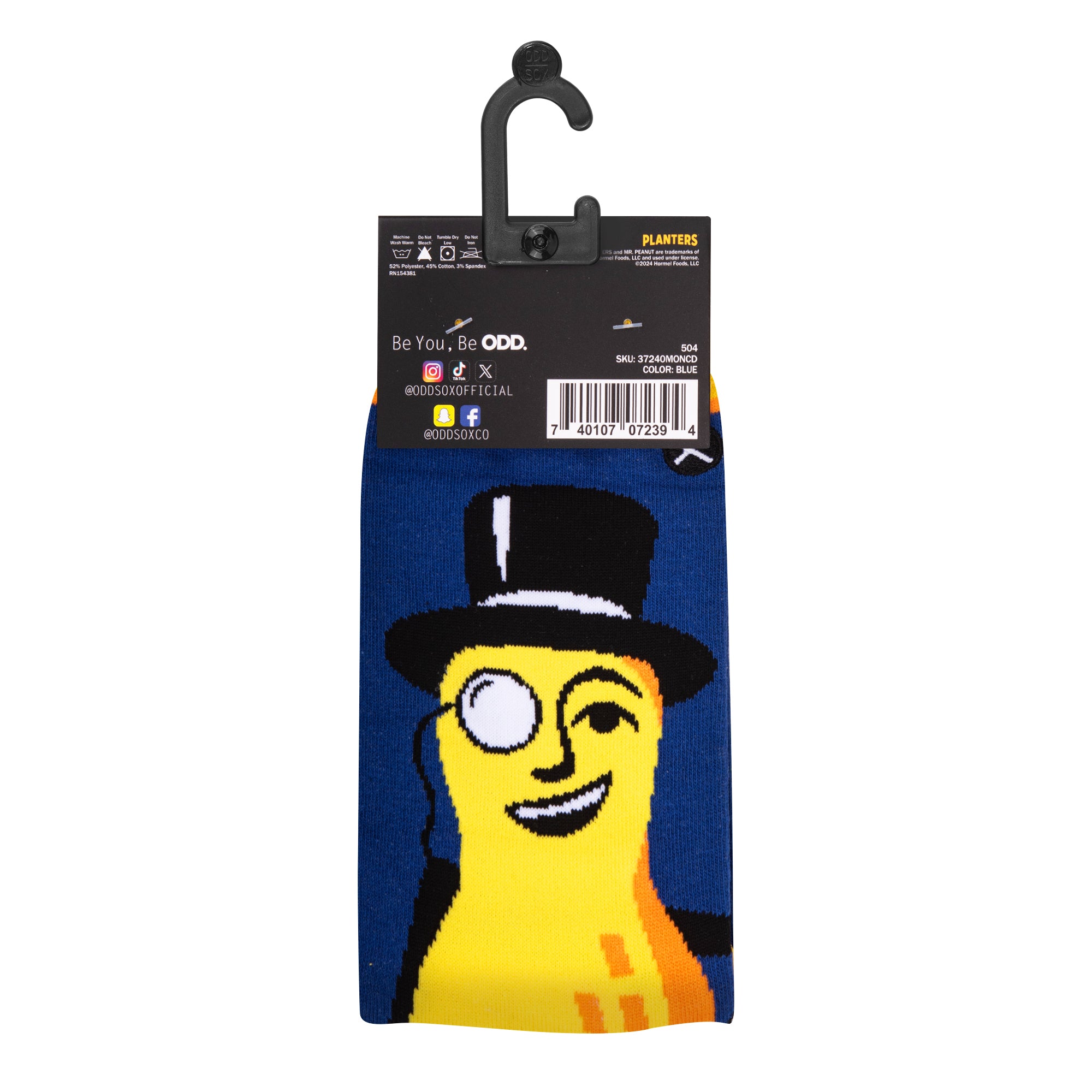 Planters Split Men's Crew Socks
