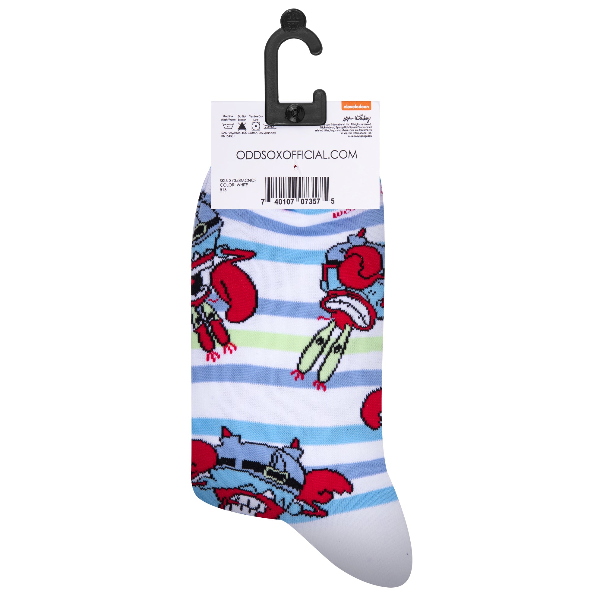 Mr Krab Stripes Men's Crew Socks