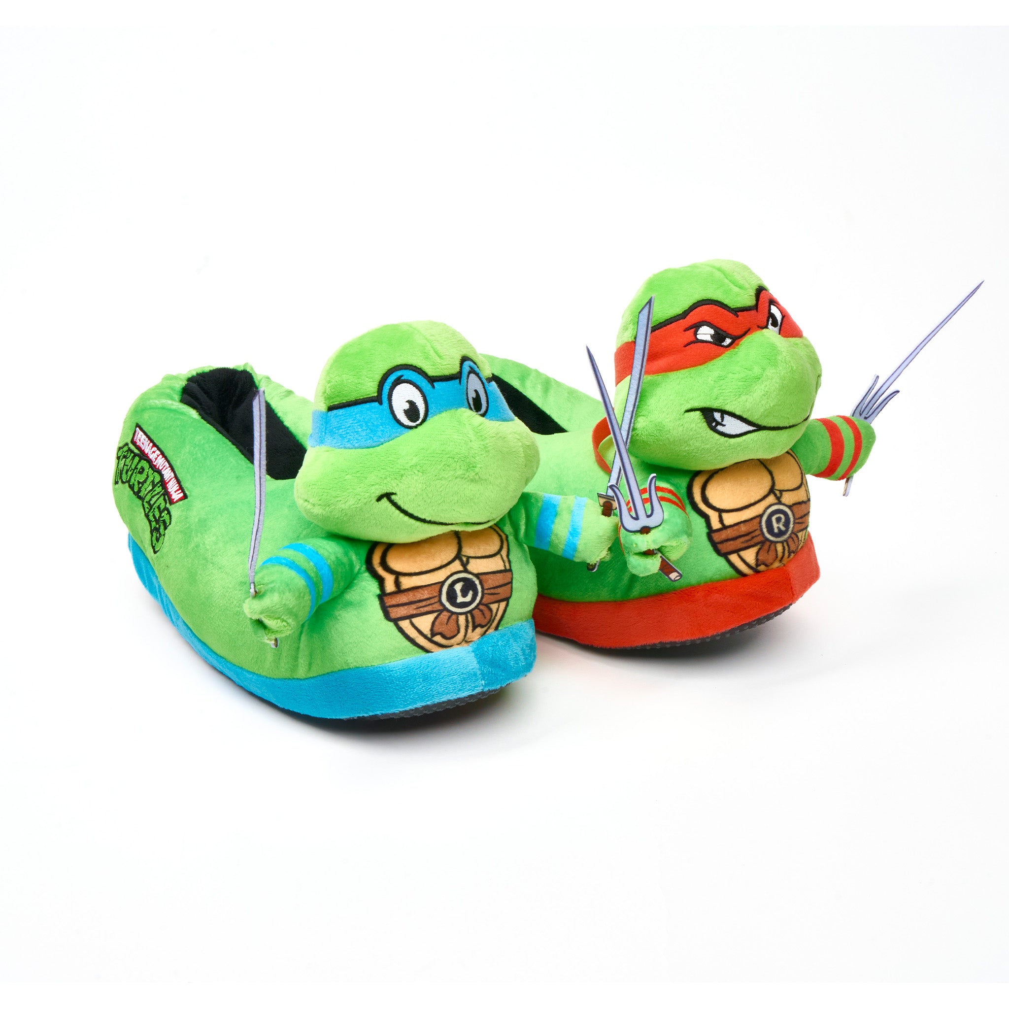 TMNT Raph & Leo 3D Slippers | Odd Sox – ODD SOX