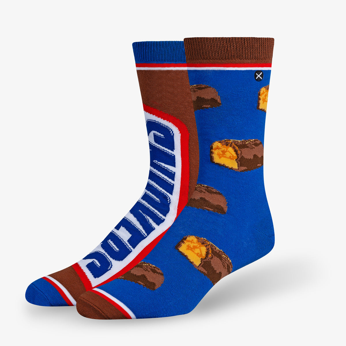 Snickers Split Men's Crew Socks | Odd Sox – ODD SOX