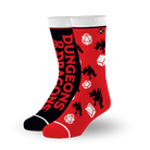 Dungeons & Dragons Split Big Kids Crew Socks