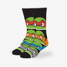 TMNT Masks Big Kids Crew Socks