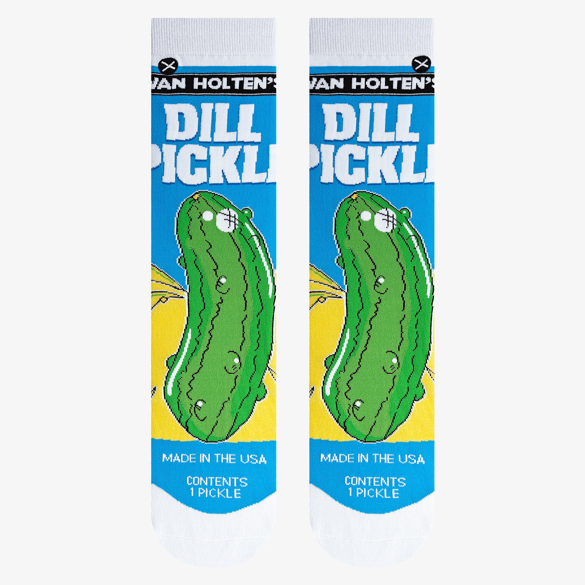 Van Holten's Dill Pickle Men's Crew Socks
