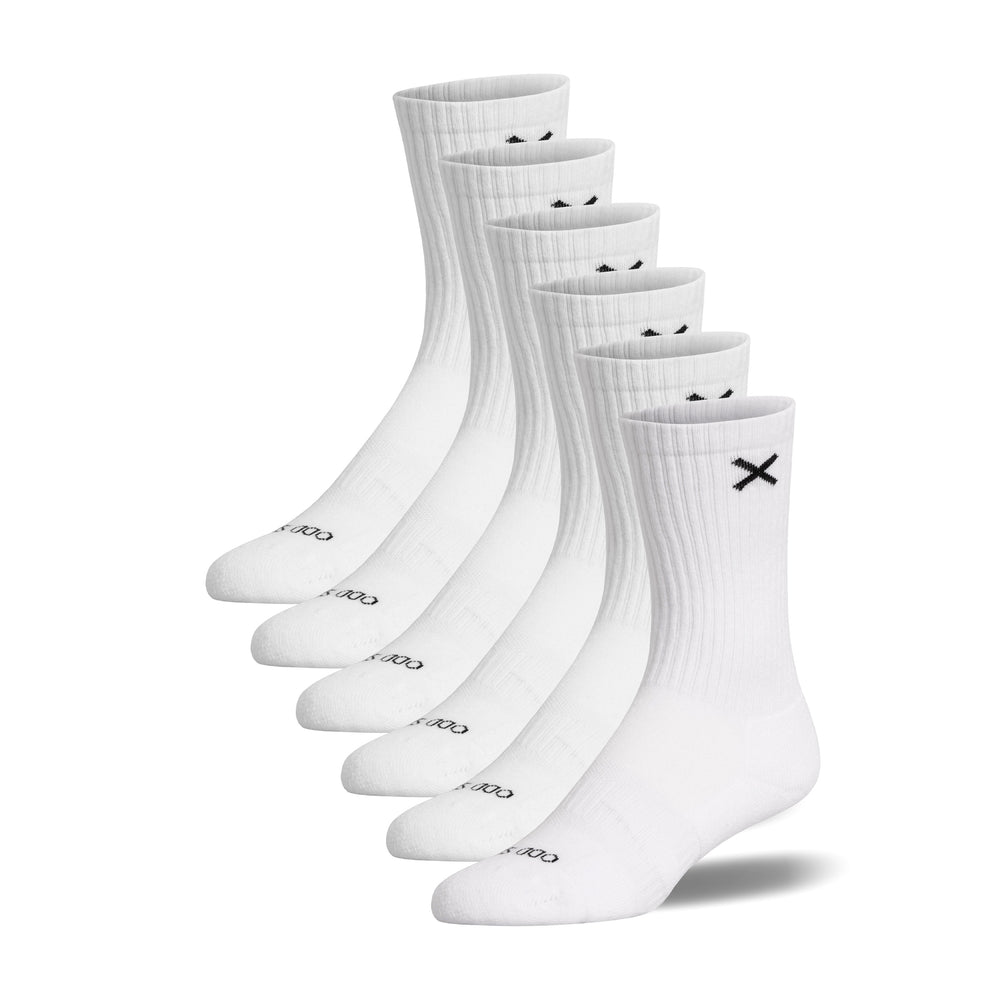 Basix Crew Socks – 6-Pack