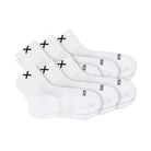 BASIX Men’s Quarter Socks – White 6-Pack
