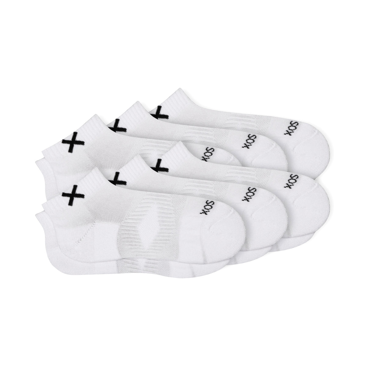 Basix Everyday Ankle Socks — 6-Pack