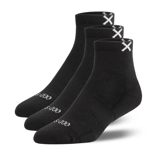 BASIX Quarter Socks – 3-Pack