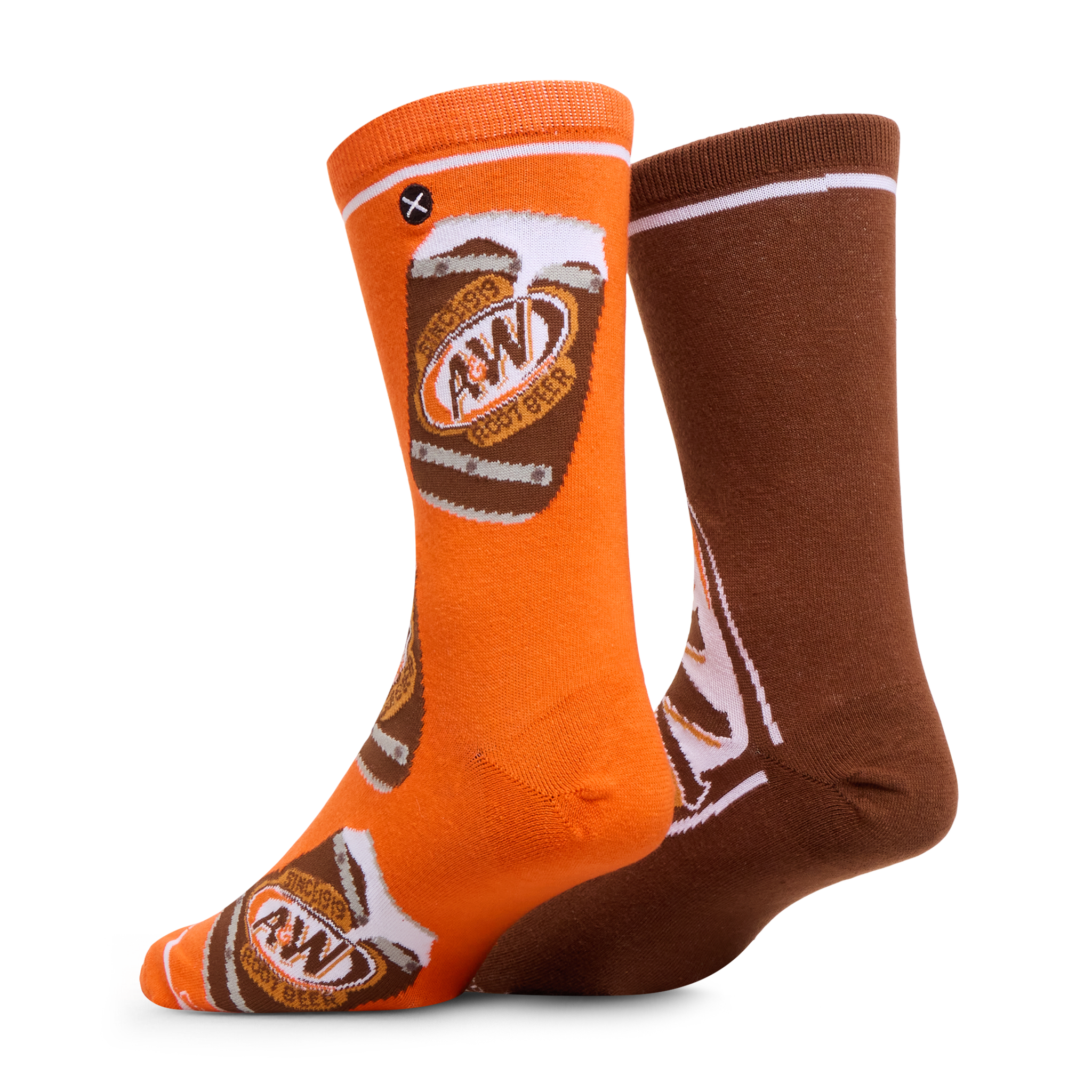 A&W Root Beer Split Men's Crew Socks