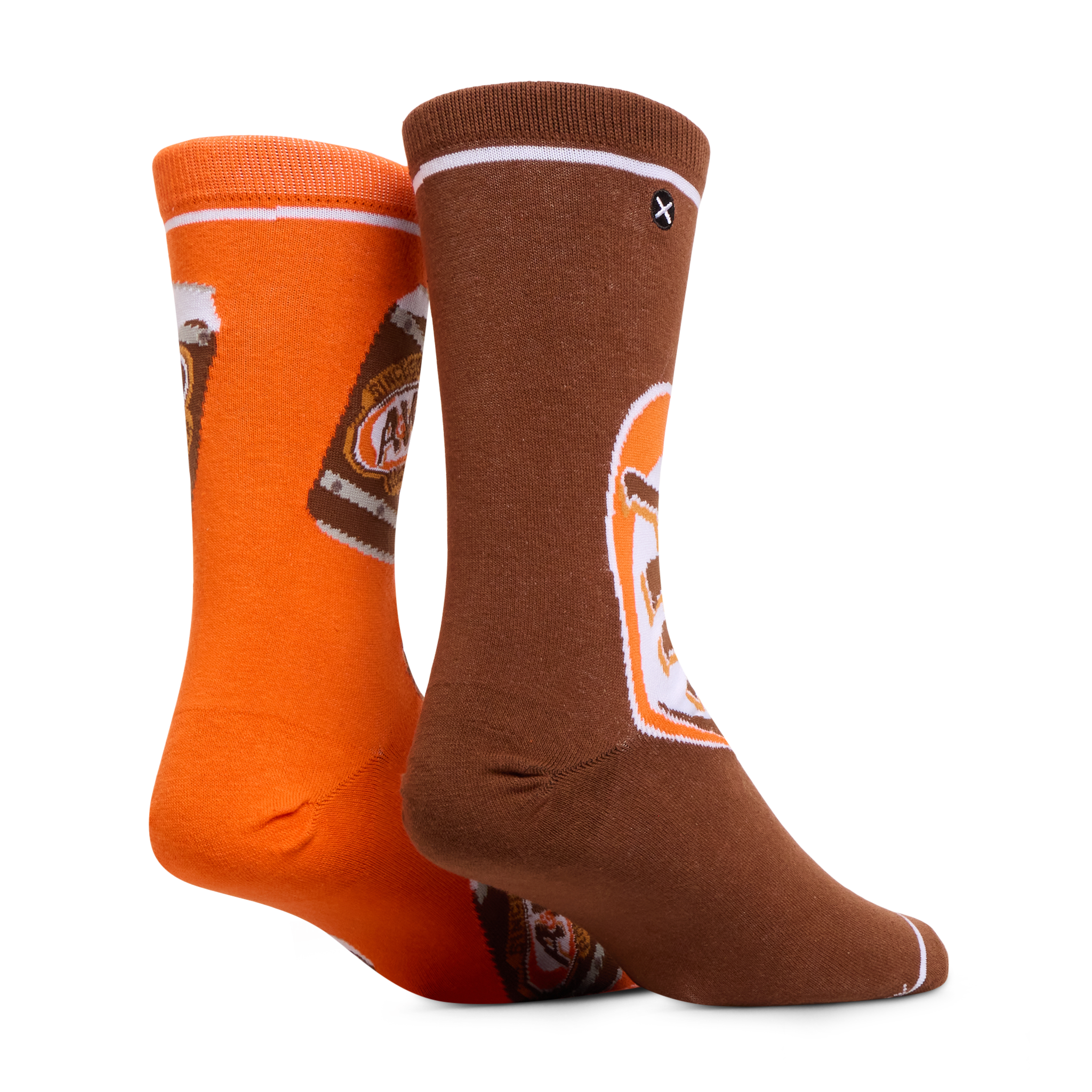 A&W Root Beer Split Men's Crew Socks