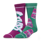 Crush Grape Split Men's Crew Socks