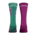 Crush Grape Split Men's Crew Socks