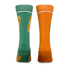 Crush Orange Split Men's Crew Socks