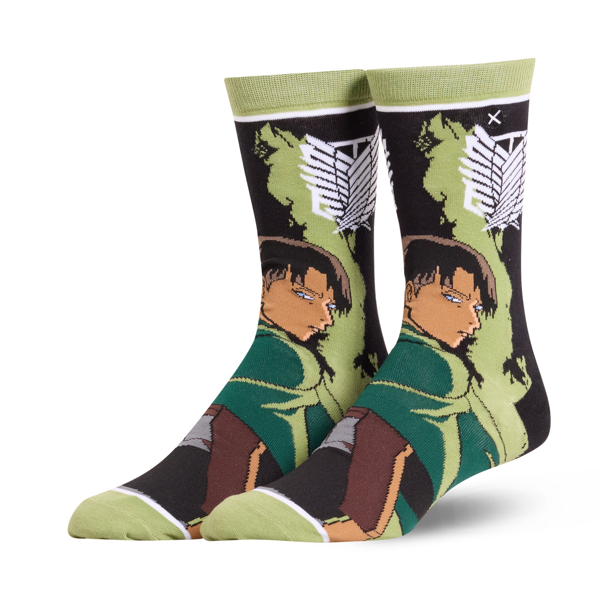 Attack on titan scout boots w/levi socks RePop Gifts | Attack on Titan Scout Regiment 2 Pair Crew Socks main image 3