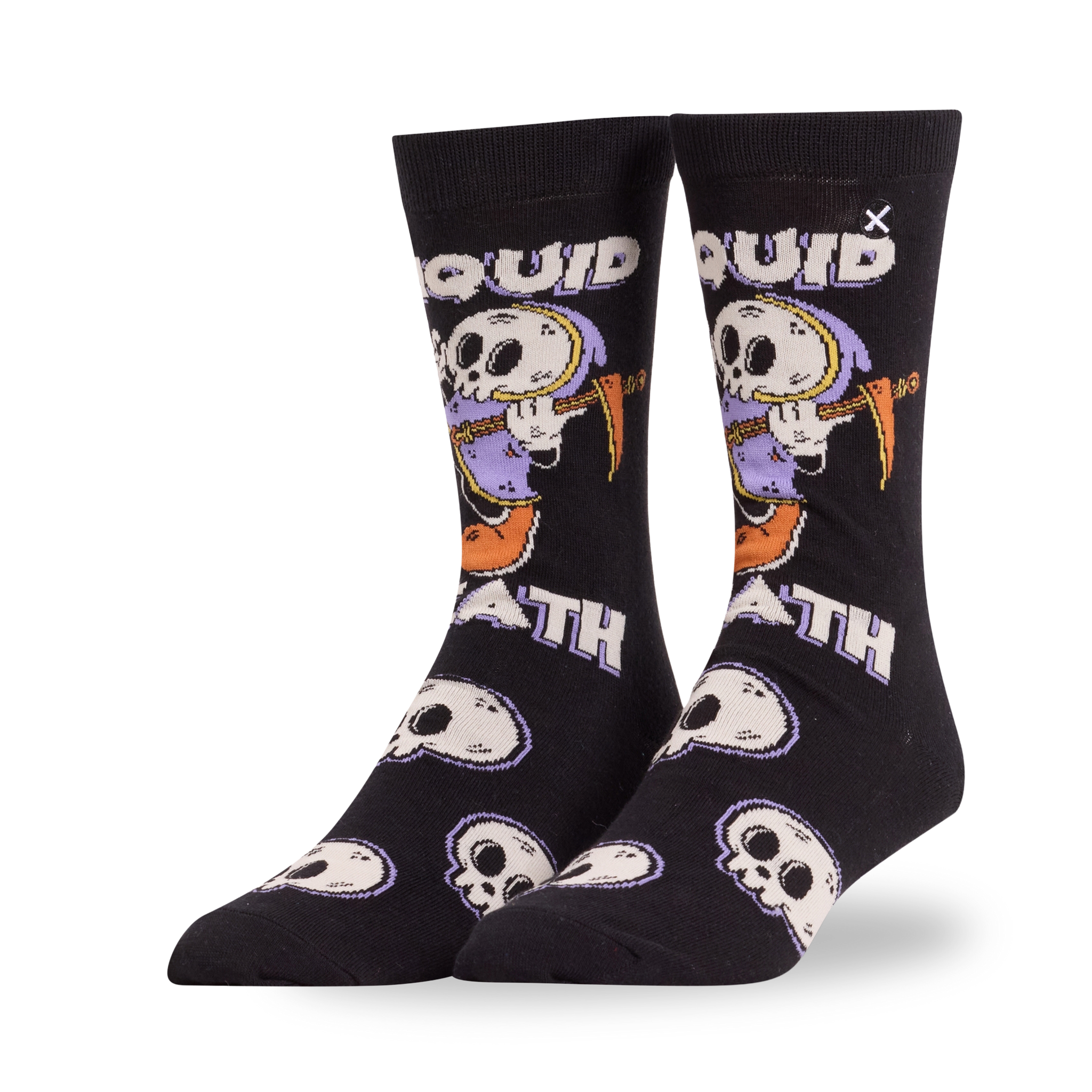 Liquid Death Vintage Cartoon Men's Crew Socks