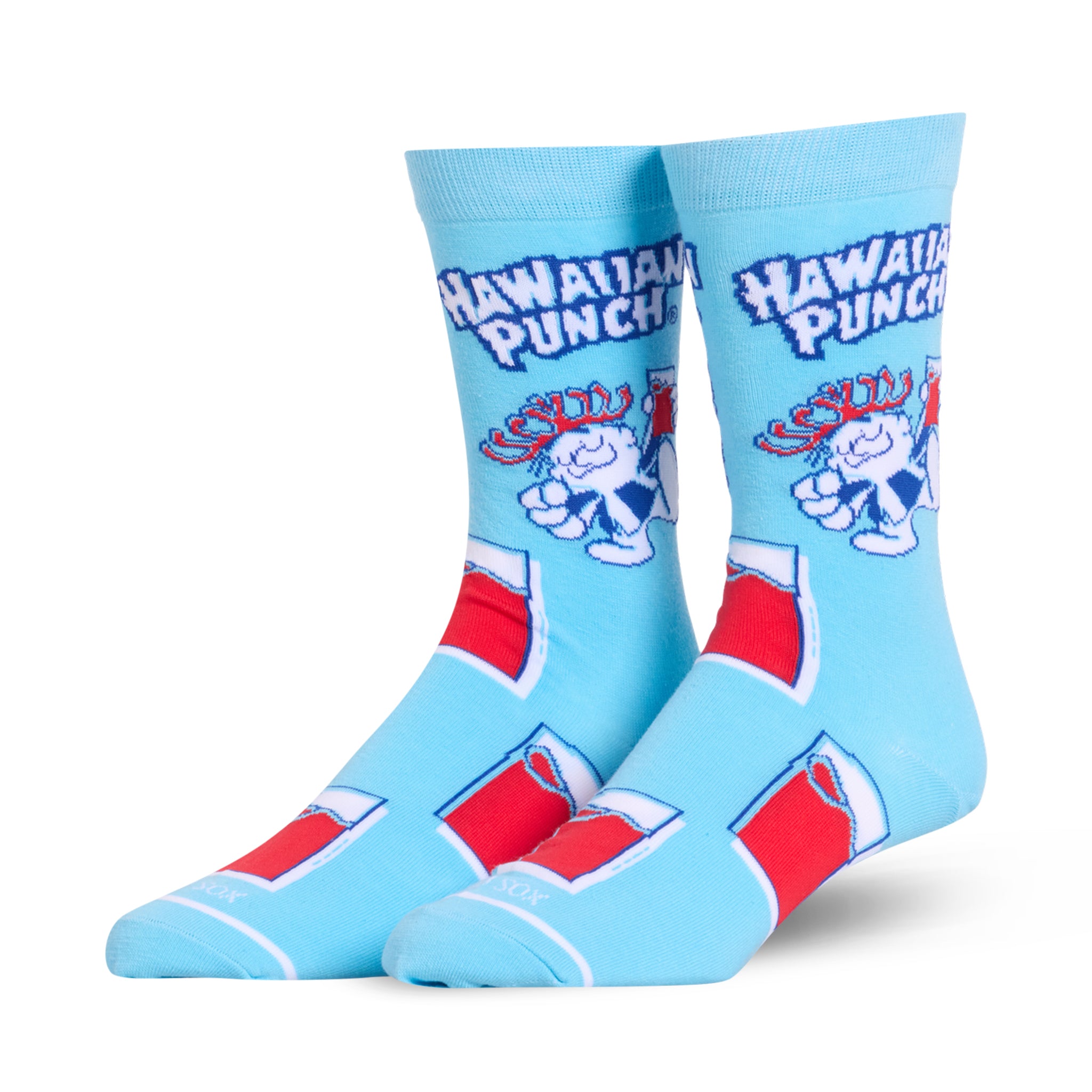 Hawaiian Punch Glasses Men's Crew Socks