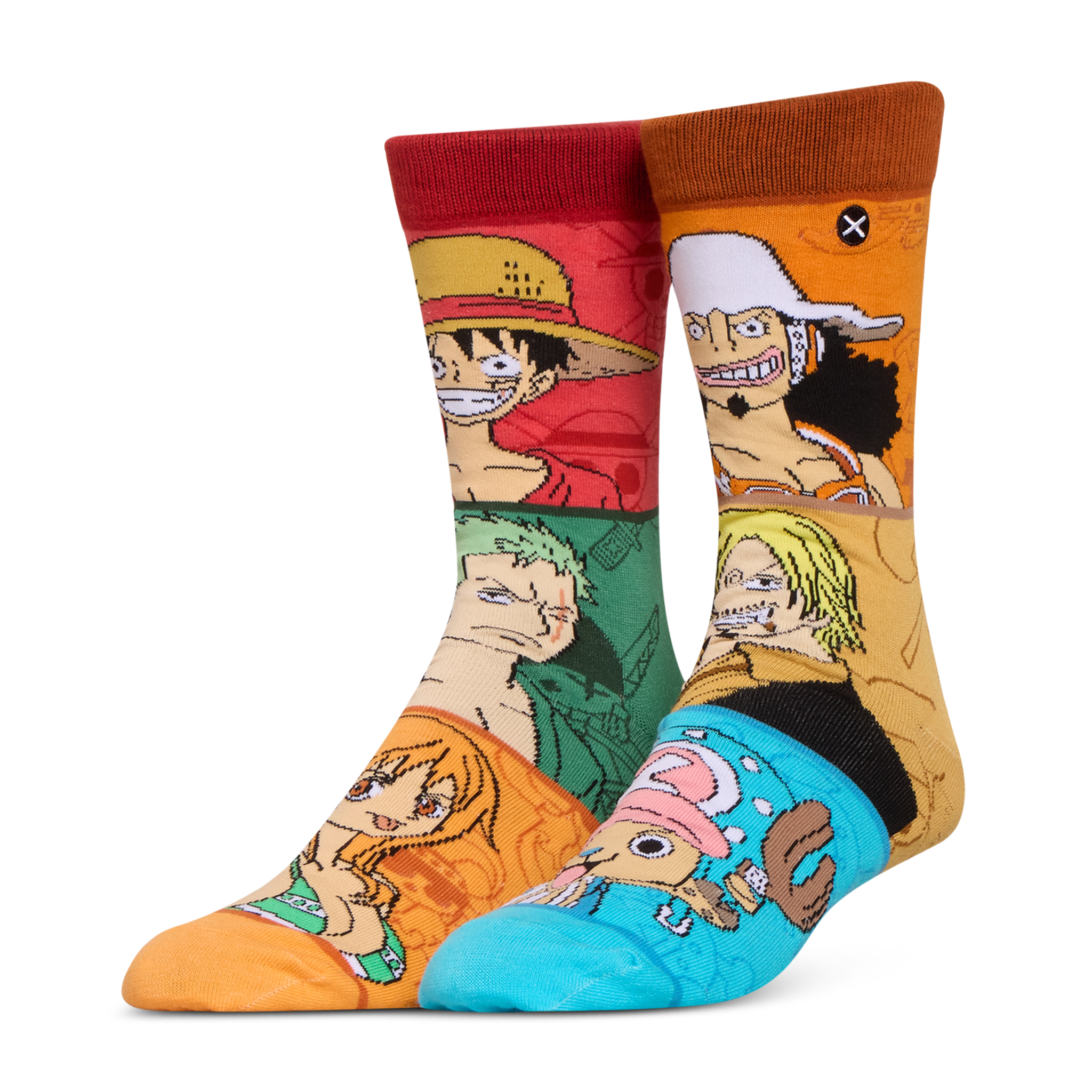 One Piece Mash Up Split Men's Crew Socks