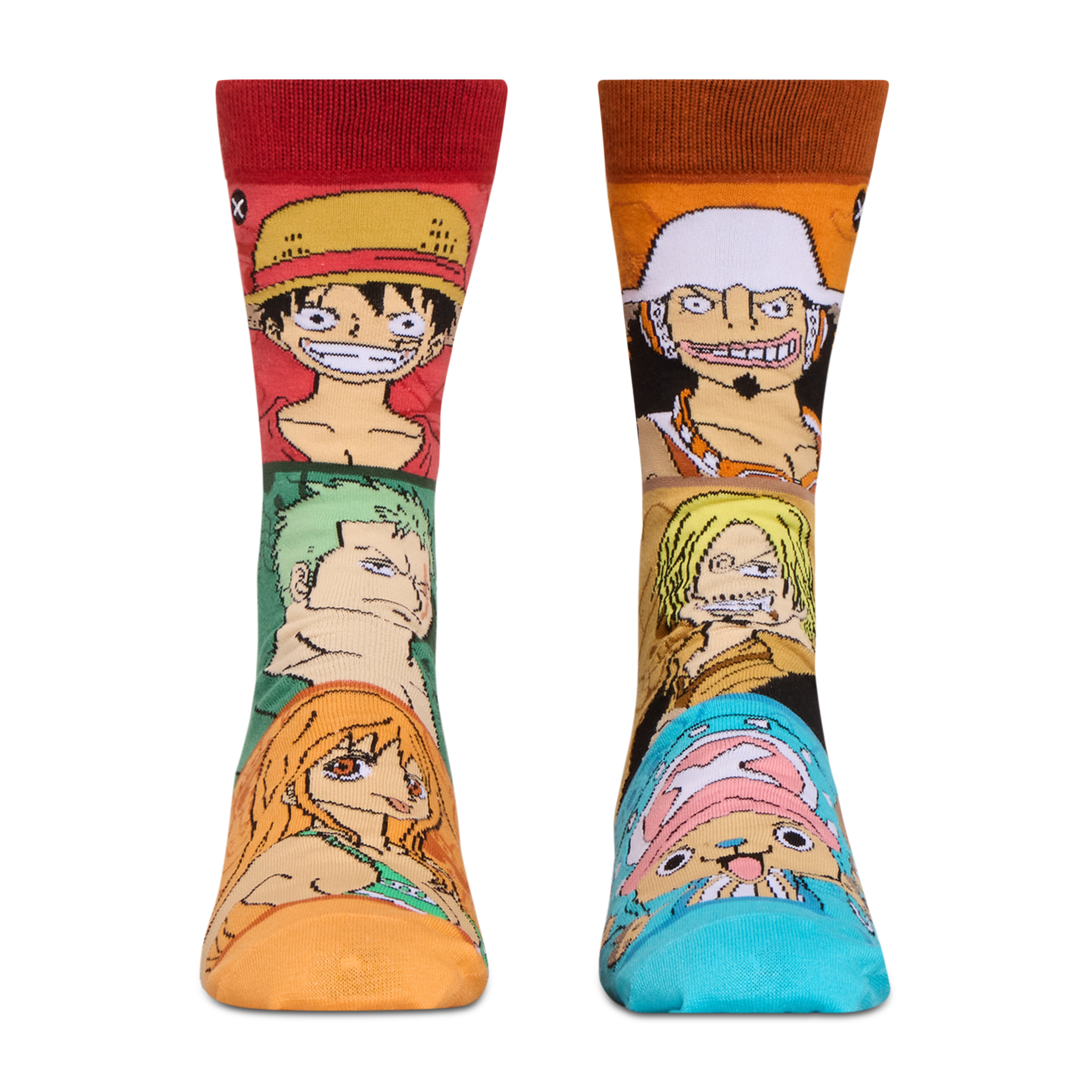 One Piece Mash Up Split Men's Crew Socks