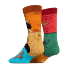 One Piece Mash Up Split Men's Crew Socks