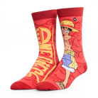 One Piece Luffy Split Men's Crew Socks