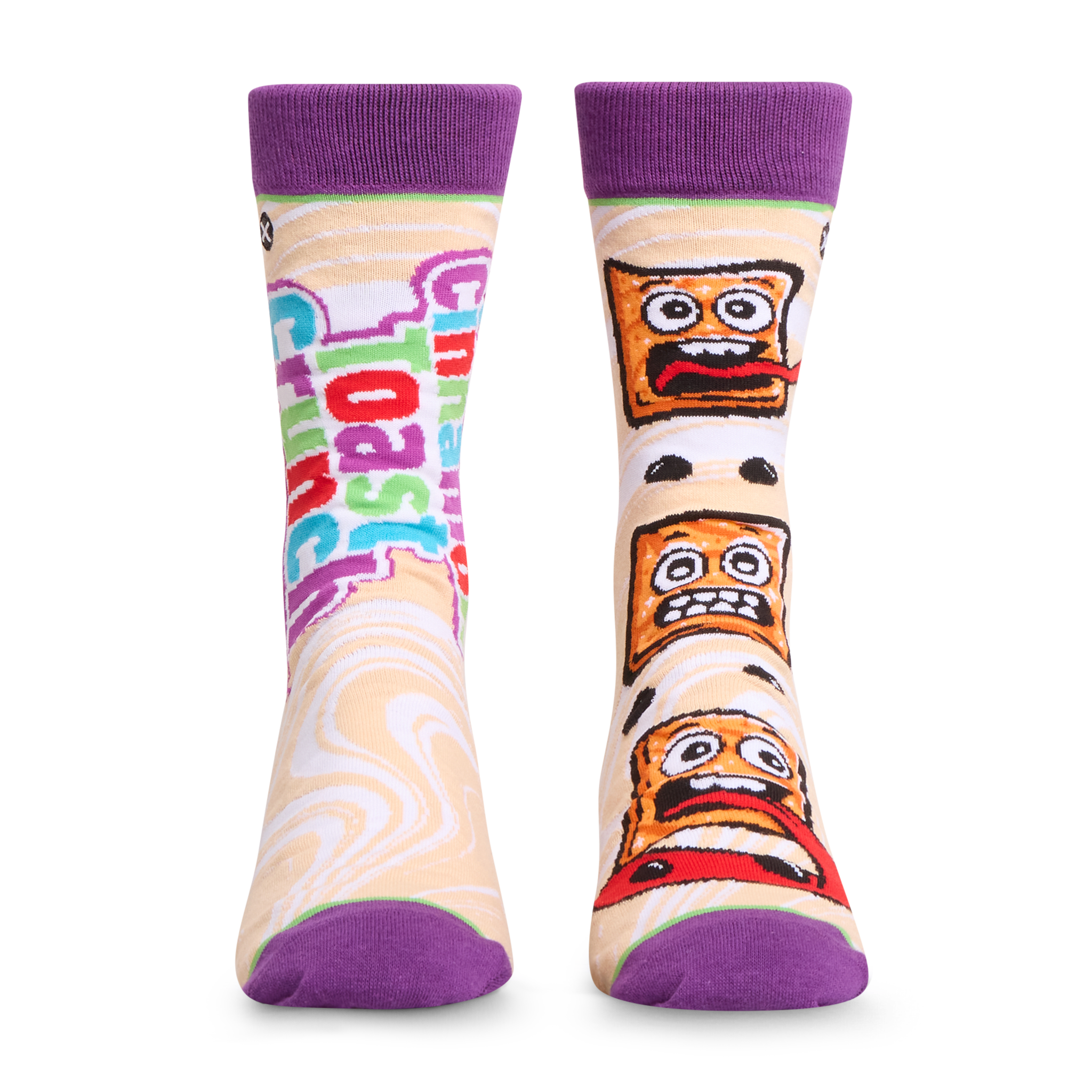 Cinnamon Toast Crunch Split Men's Crew Socks
