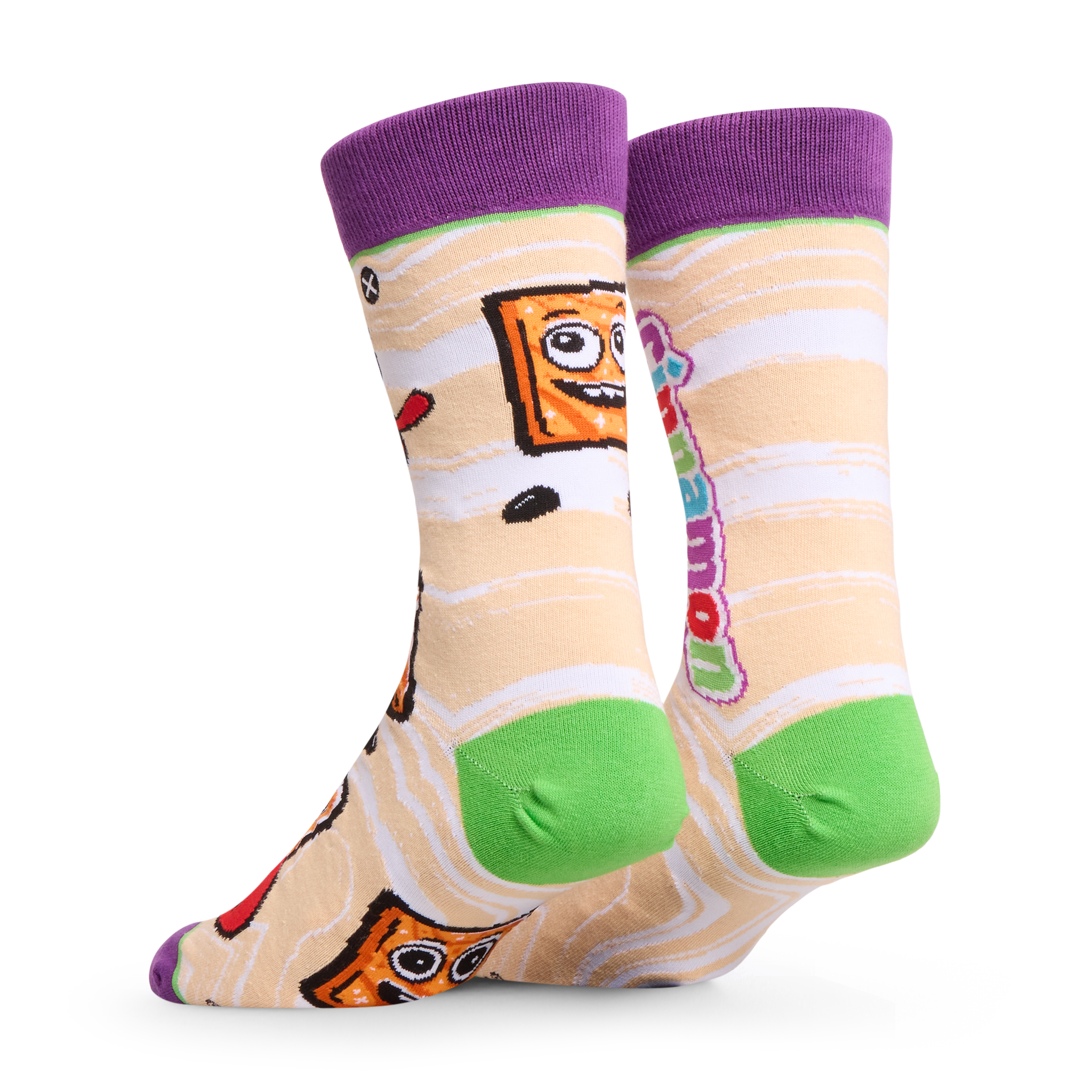 Cinnamon Toast Crunch Split Men's Crew Socks