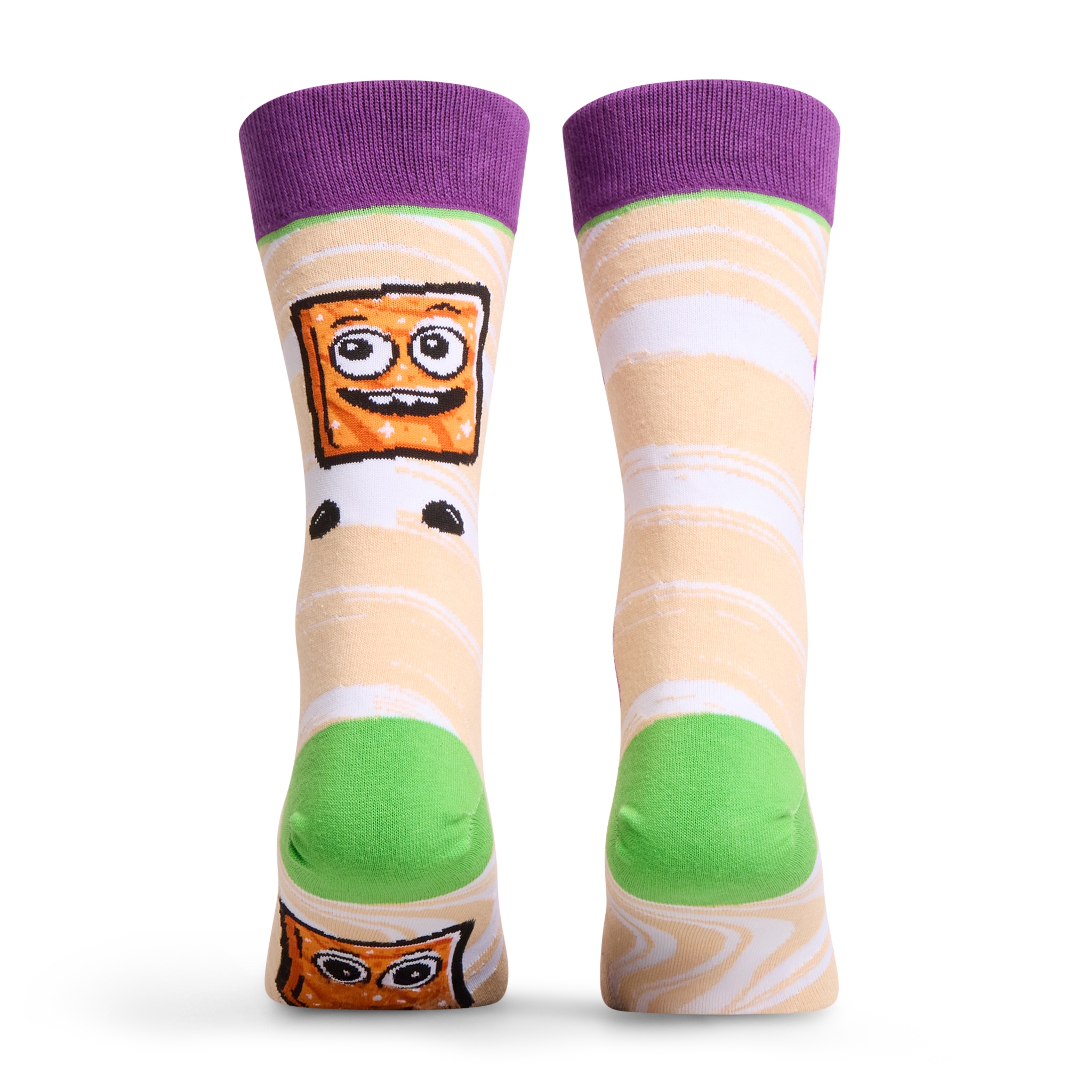 Cinnamon Toast Crunch Split Men's Crew Socks