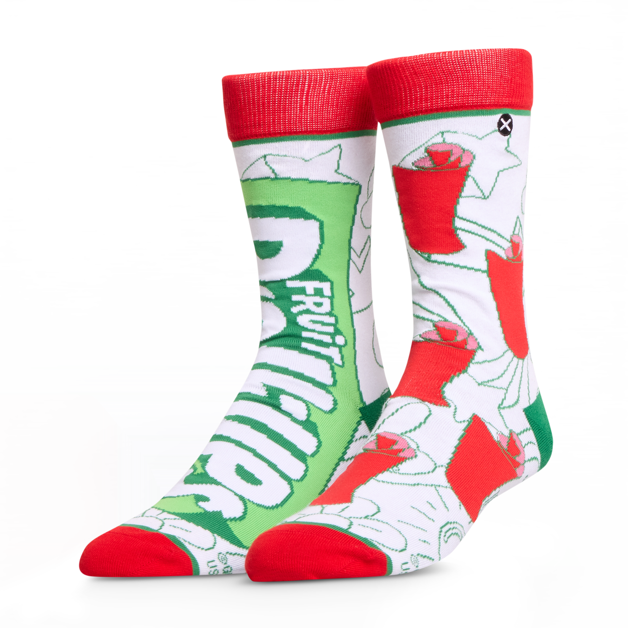 Fruit Roll-Ups Split Men's Crew Socks