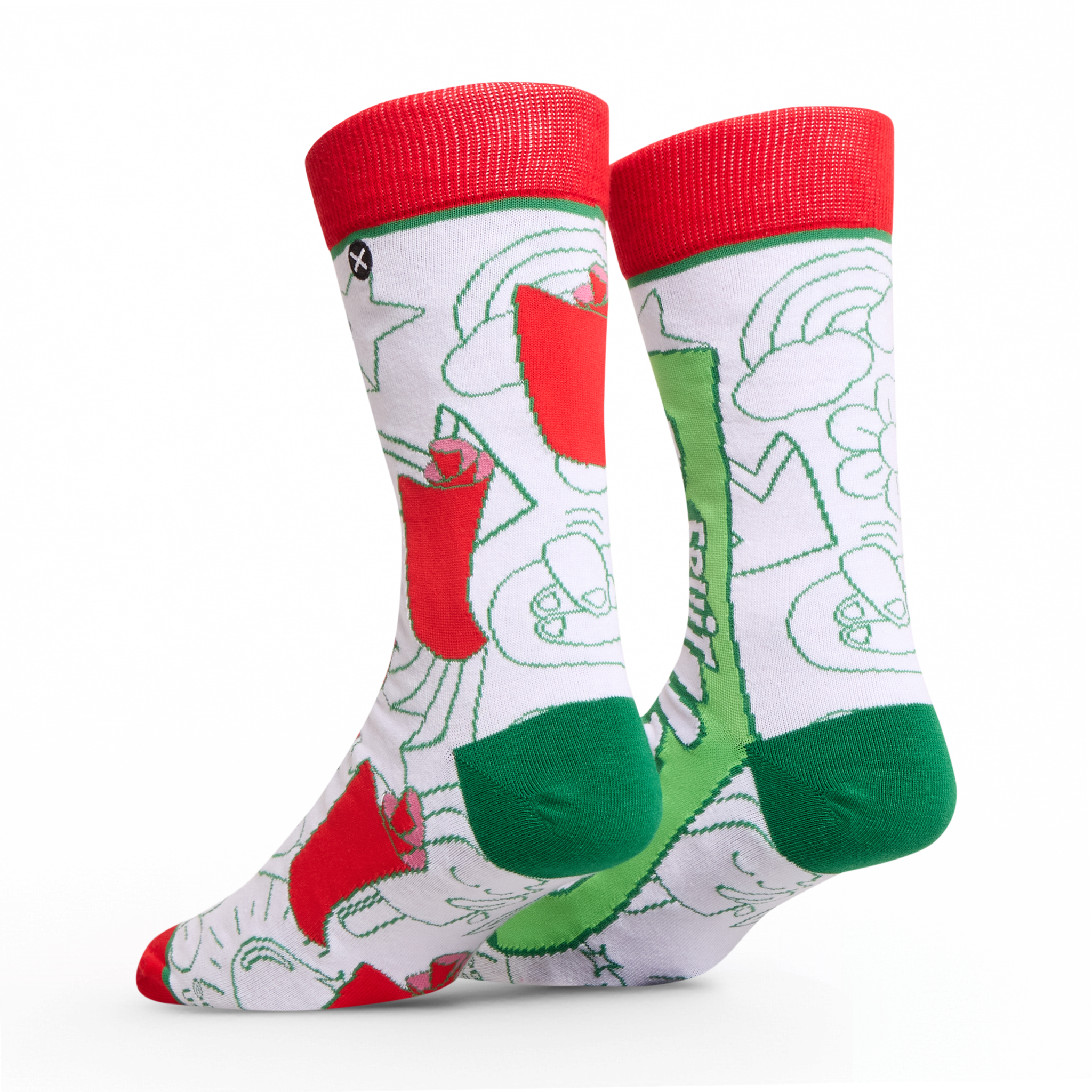 Fruit Roll-Ups Split Men's Crew Socks