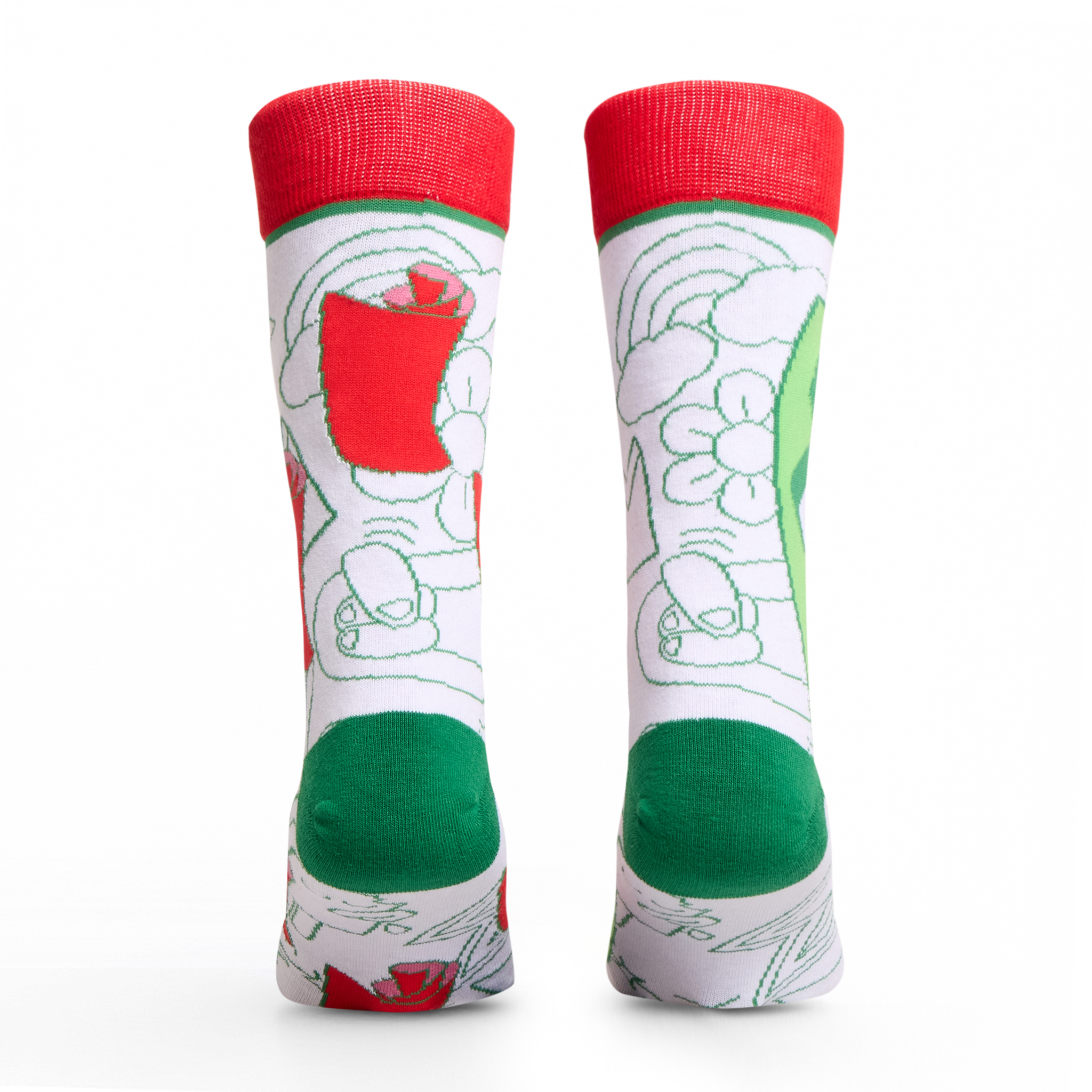 Fruit Roll-Ups Split Men's Crew Socks