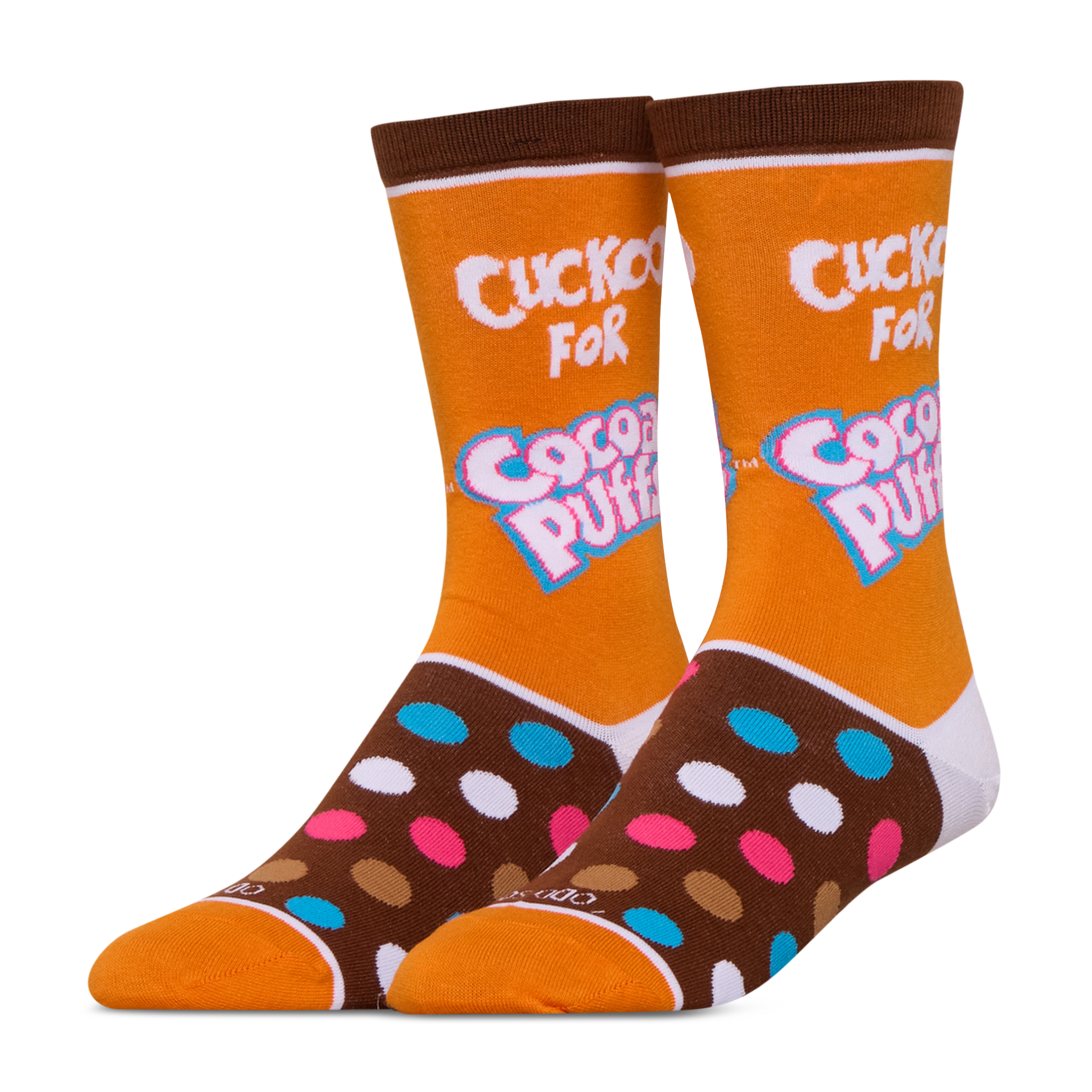 Cocoa Puffs Going Cuckoo Crew Socks