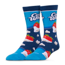 Cool Whip Dipped Crew Socks