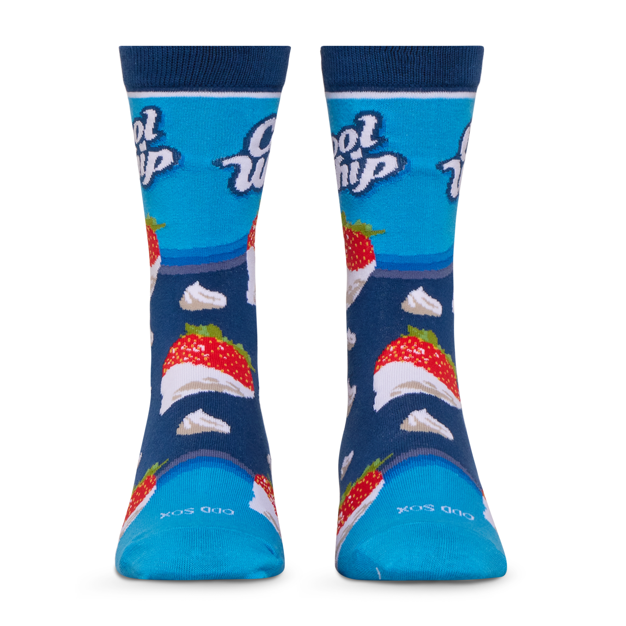 Cool Whip Dipped Crew Socks