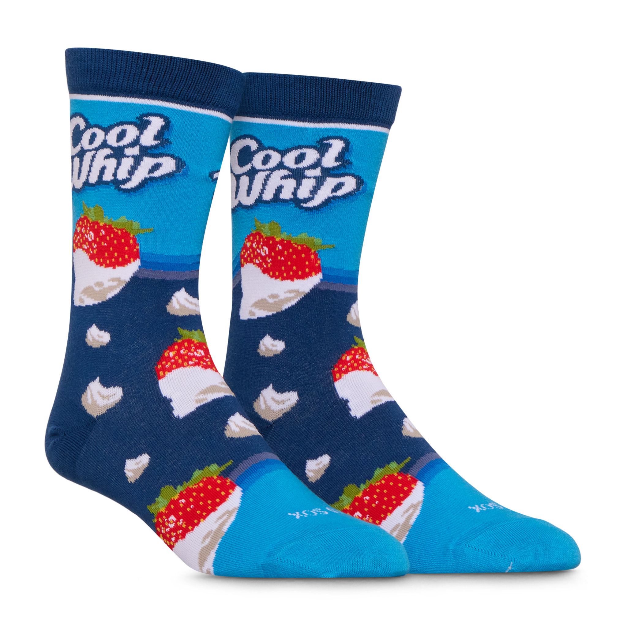 Cool Whip Dipped Crew Socks
